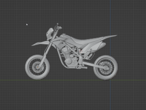 KAWASAKI KLK D TRACK 3D 모델