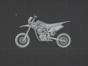 KAWASAKI KLK D TRACK 3D Model