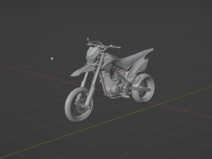 KAWASAKI KLK D TRACK 3D 모델