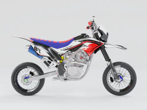 KAWASAKI KLK D TRACK 3D Model