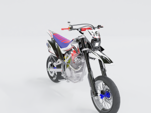 KAWASAKI KLK D TRACK 3D 모델