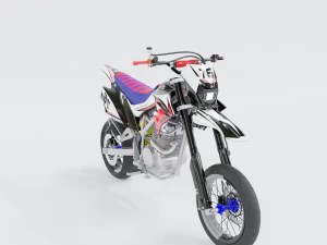 KAWASAKI KLK D TRACK 3D Model