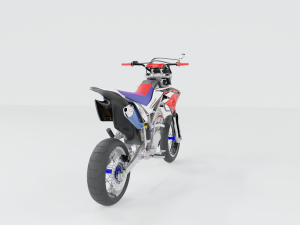 KAWASAKI KLK D TRACK 3D 모델