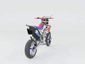 KAWASAKI KLK D TRACK 3D Model