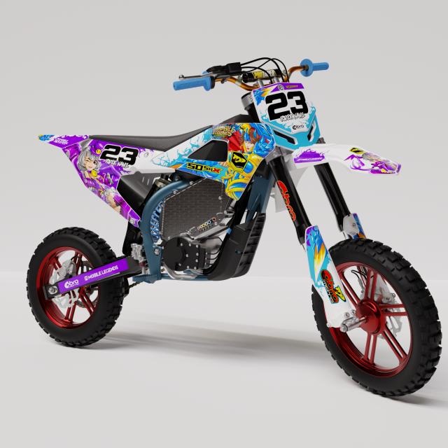 2023 CX50 ELECTRICK COBRA MOTO Modèle 3D .c4d .max .obj .3ds .fbx .stl .blend 