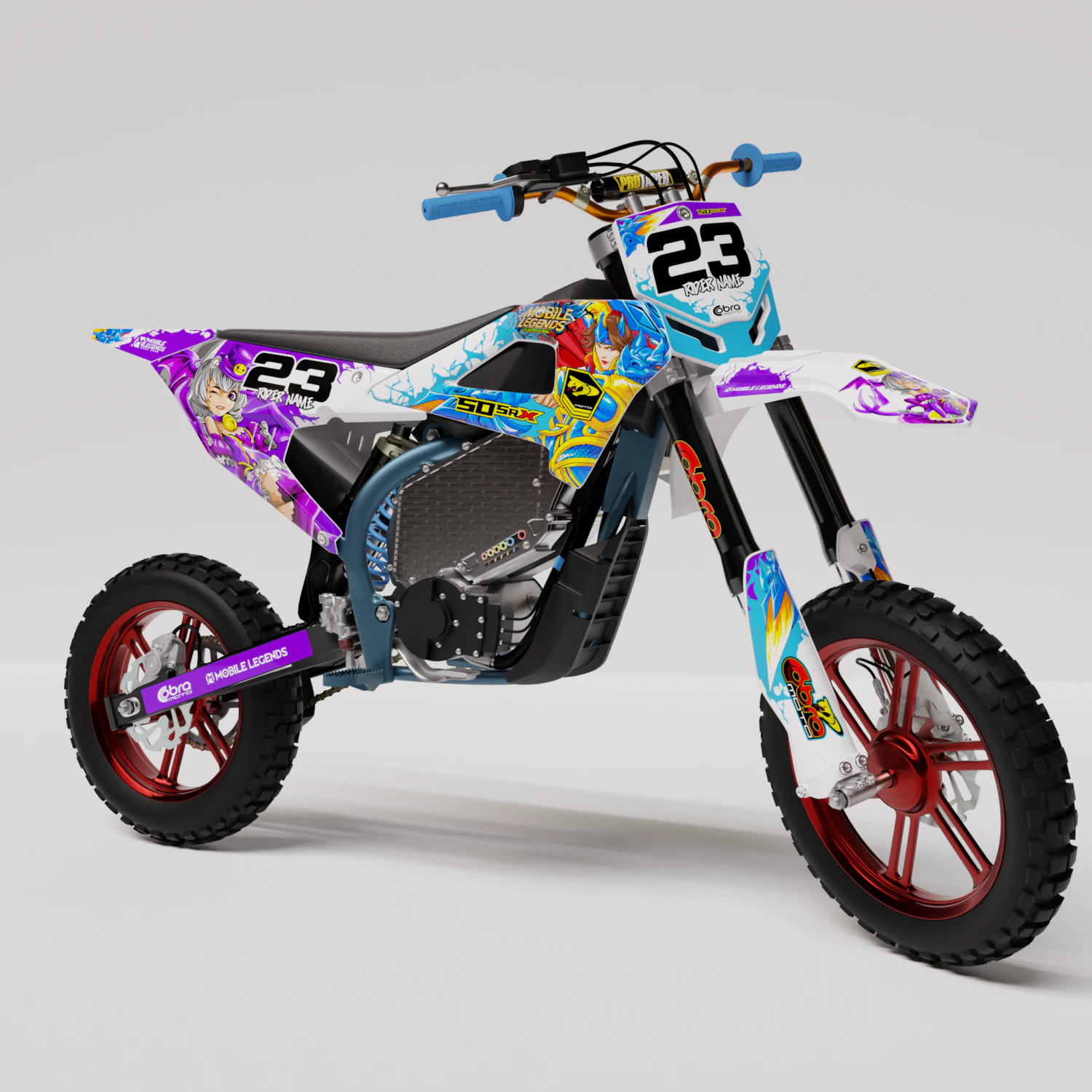 2023 CX50 ELECTRICK COBRA MOTO 3D Model .c4d .max .obj .3ds .fbx .stl .blend 