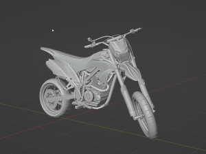 KAWASAKI KLX-BF Modelo 3D