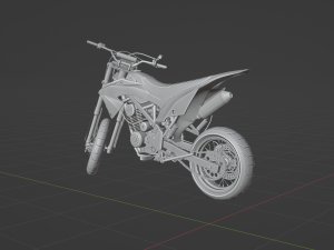 KAWASAKI KLX-BF Modelo 3D