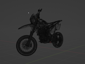 KAWASAKI KLX-BF Modelo 3D