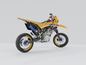 KAWASAKI KLX-BF Modelo 3D