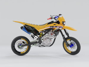 KAWASAKI KLX-BF Modelo 3D