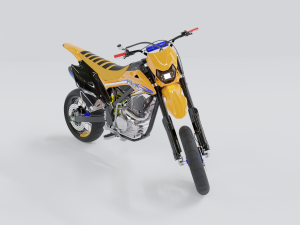 KAWASAKI KLX-BF Modelo 3D