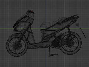 HONDA VARIO 160 3D मॉडल