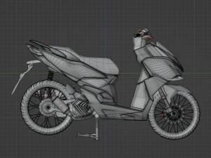 HONDA VARIO 160 3D Model