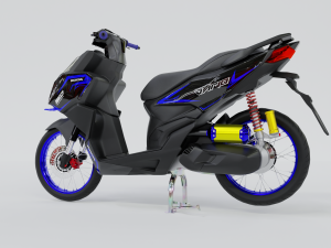 HONDA VARIO 160 3D मॉडल