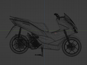 HONDA PCX 2022 Modèle 3D