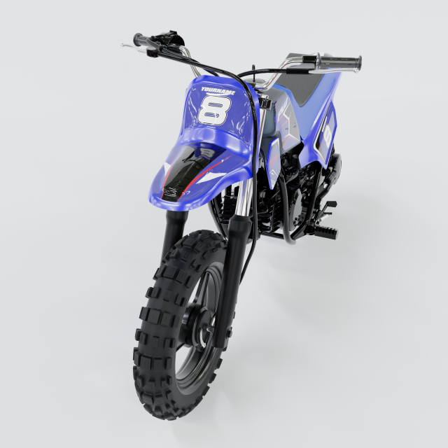 YAMAHA PW 50 3Dモデル .c4d .max .obj .3ds .fbx .stl .blend 