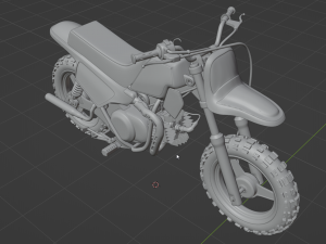 YAMAHA PW 50 3Dモデル