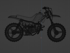 YAMAHA PW 50 3Dモデル