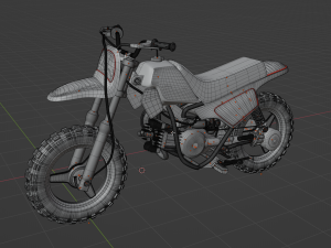 YAMAHA PW 50 3Dモデル