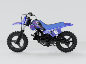 YAMAHA PW 50 3D Modell in Motorrad 3DExport