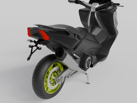 YAMAHA TMAX 3D MODEL Modello 3D