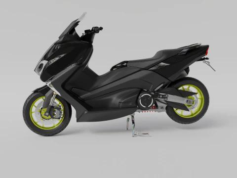 YAMAHA TMAX 3D MODEL 3D Model