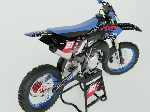 YAMAHA YZ65 MOTOCROSS Modèle 3D