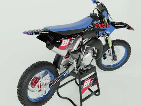 MOTOCROSS YAMAHA YZ65 Model 3D
