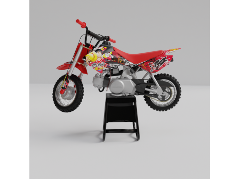 HONDA CRF 50 3D MODEL 3D Model