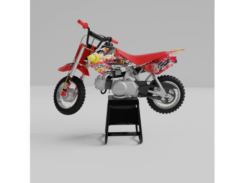 HONDA CRF 50 3D MODEL 3D Model