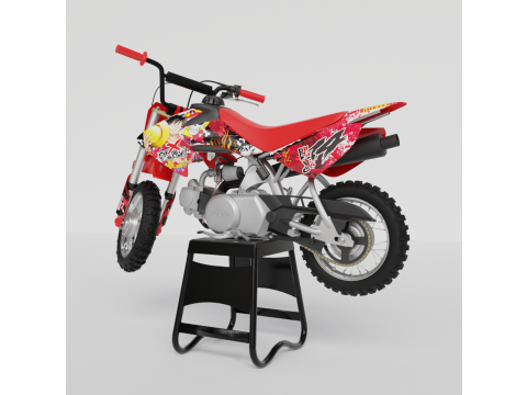 HONDA CRF 50 3D MODEL 3D Model