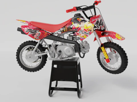HONDA CRF 50 3D MODEL 3D Model