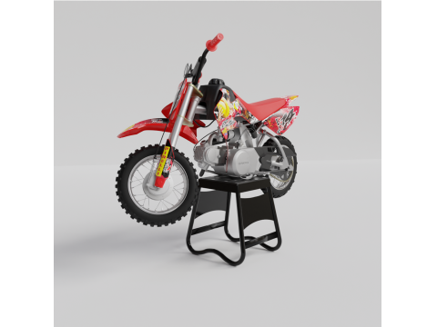 HONDA CRF 50 3D MODEL 3D Model