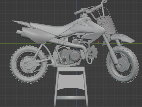 HONDA CRF 50 3D MODEL 3D Model
