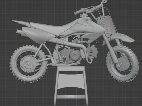 HONDA CRF 50 3D MODEL 3D Model