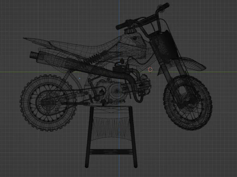 HONDA CRF 50 3D MODEL 3D Model
