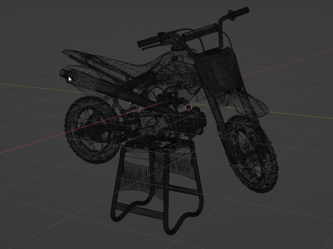 HONDA CRF 50 3D MODEL 3D Model