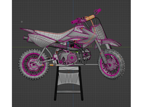 HONDA CRF 50 3D MODEL 3D Model