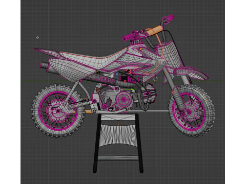 HONDA CRF 50 3D MODEL 3D Model