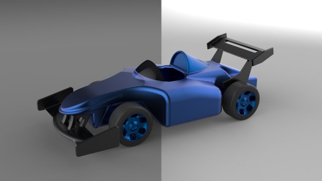 Racing car f1 3D-printmodel .c4d .max .obj .3ds .fbx .stl .blend 