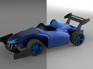 Racing car f1 3D प्रिंट मॉडल