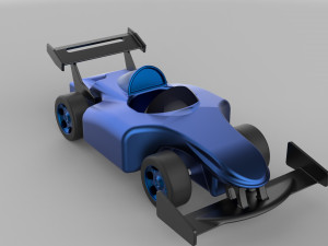 Racing car f1 3D-printmodel