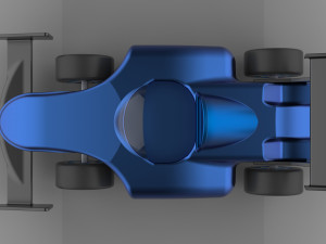Racing car f1 3D-printmodel