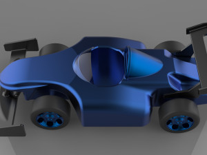 Racing car f1 3D-printmodel