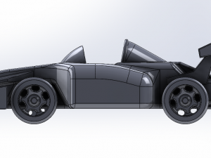 Racing car f1 3D-printmodel