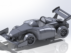 Racing car f1 3D-printmodel