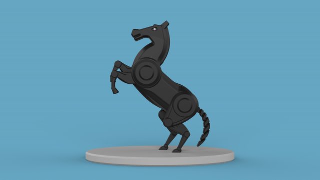 Horse model Modelo de Impressão 3D .c4d .max .obj .3ds .fbx .stl .blend 
