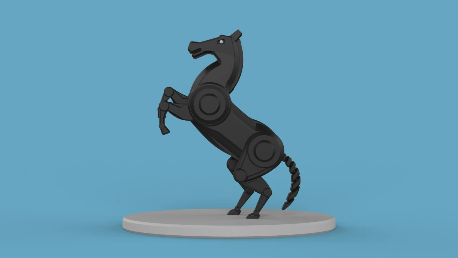 Horse model 3D Print Model .c4d .max .obj .3ds .fbx .stl .blend 
