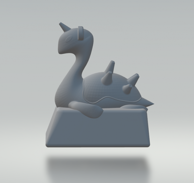 Key cap 1u row 1 3d print 3D Print Model in Sculpture 3DExport